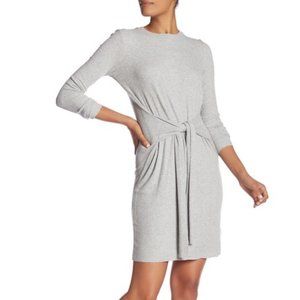 Velvet by Graham & Spencer Ribbed Tie-Waist Dress